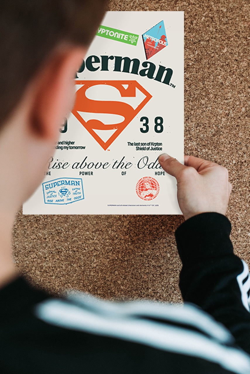Superman (Travel Guide) TrendyPrint™ Wall Art Set TP08100849