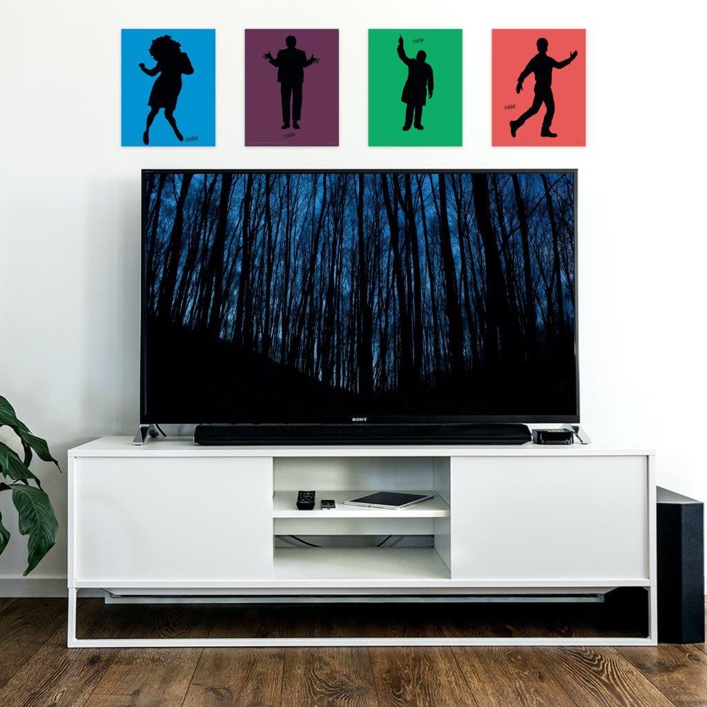 Seinfeld (Silhouette Quartet) TrendyPrint™ Wall Art Set TP08100854
