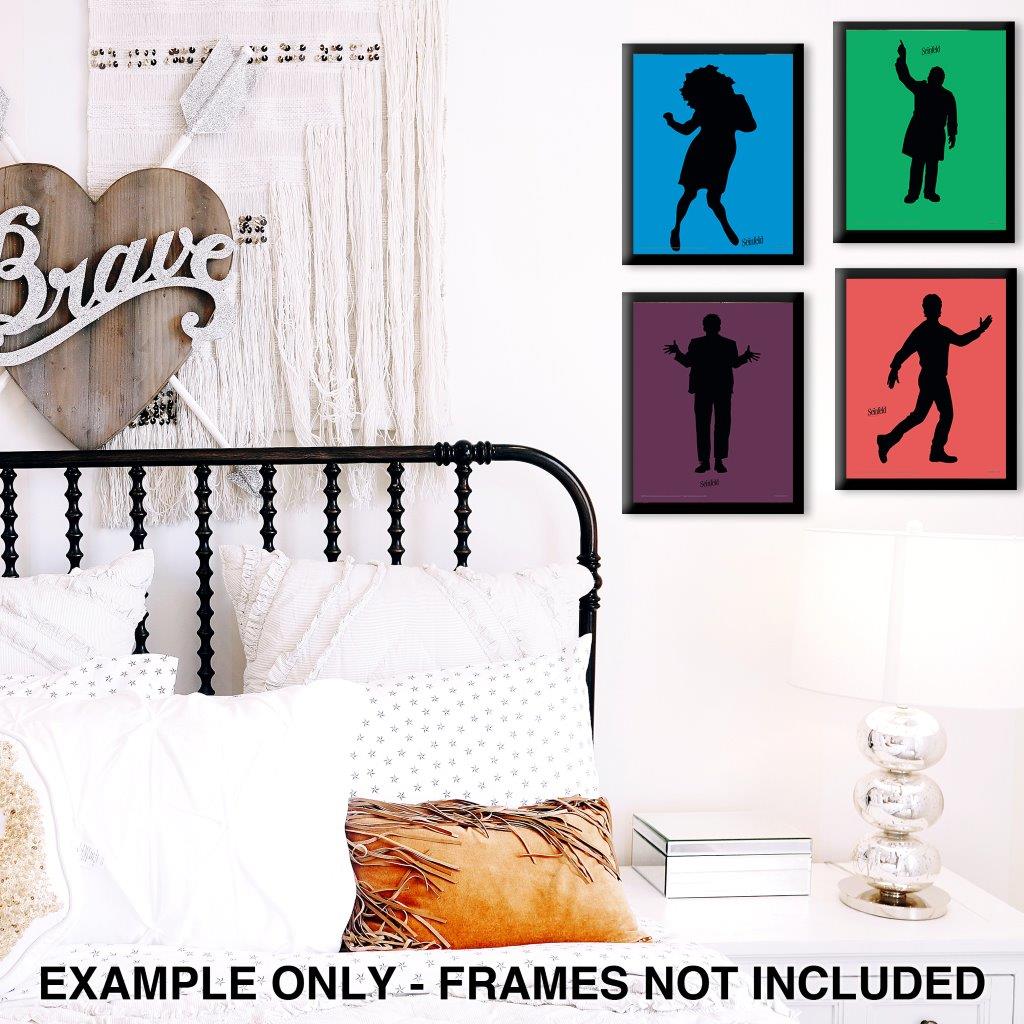 Seinfeld (Silhouette Quartet) TrendyPrint™ Wall Art Set TP08100854