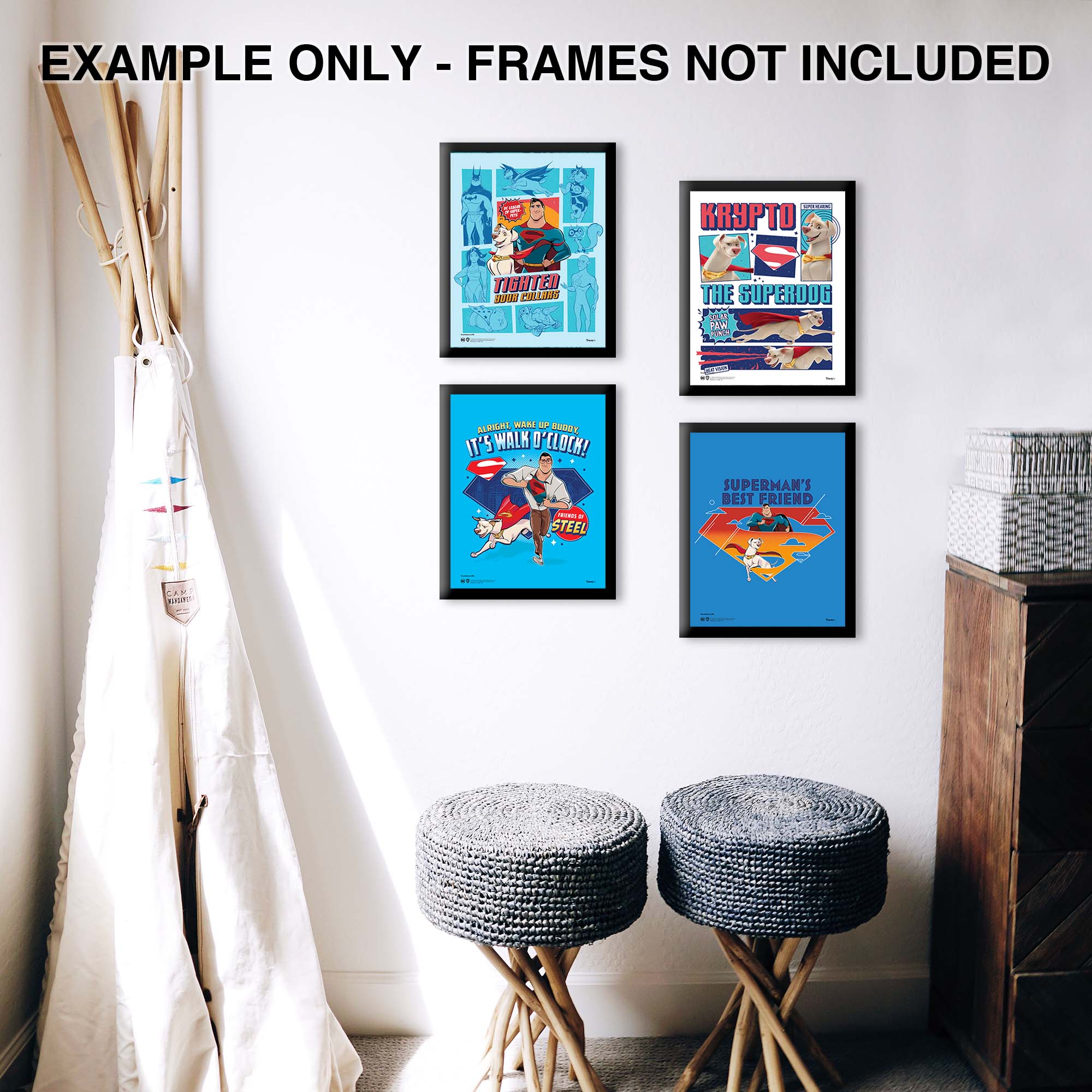 DC League of Super-Pets (Supermans Best Friend) TrendyPrint™ Set  TP08100859