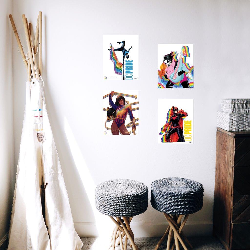 DC Comics (Justice League - DC Pride) TrendyPrint™ Wall Art Set  TP08100885