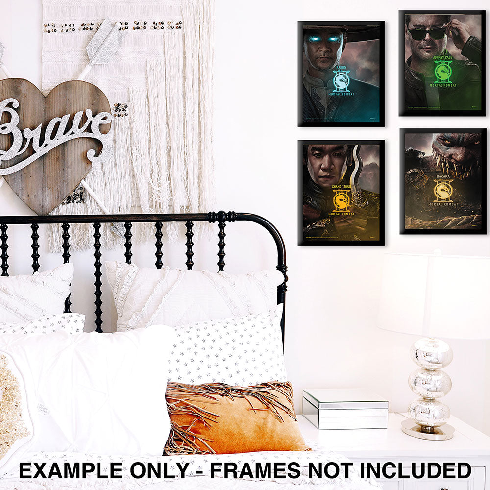 Mortal Kombat 2 (Raiden, Johnny Cage, Shang Tsung, and Baraka) TrendyPrint™ Wall Art Set TP08100918