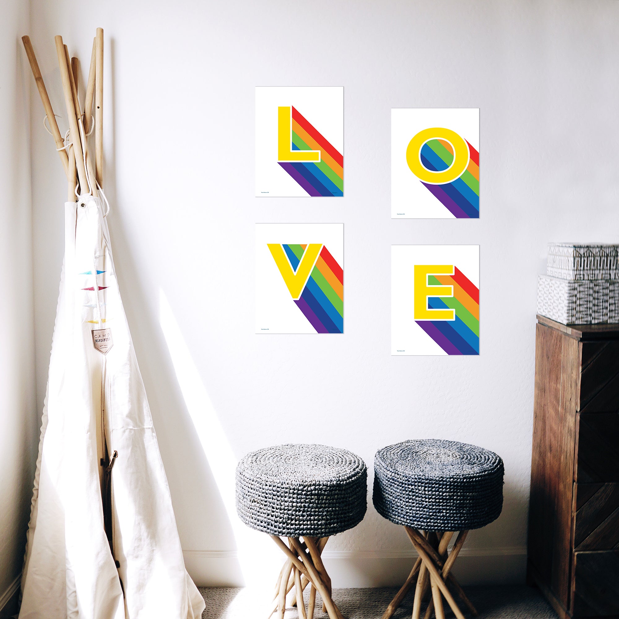 Pride Collection (Love) TrendyPrint™ Wall Art Set TP08100977