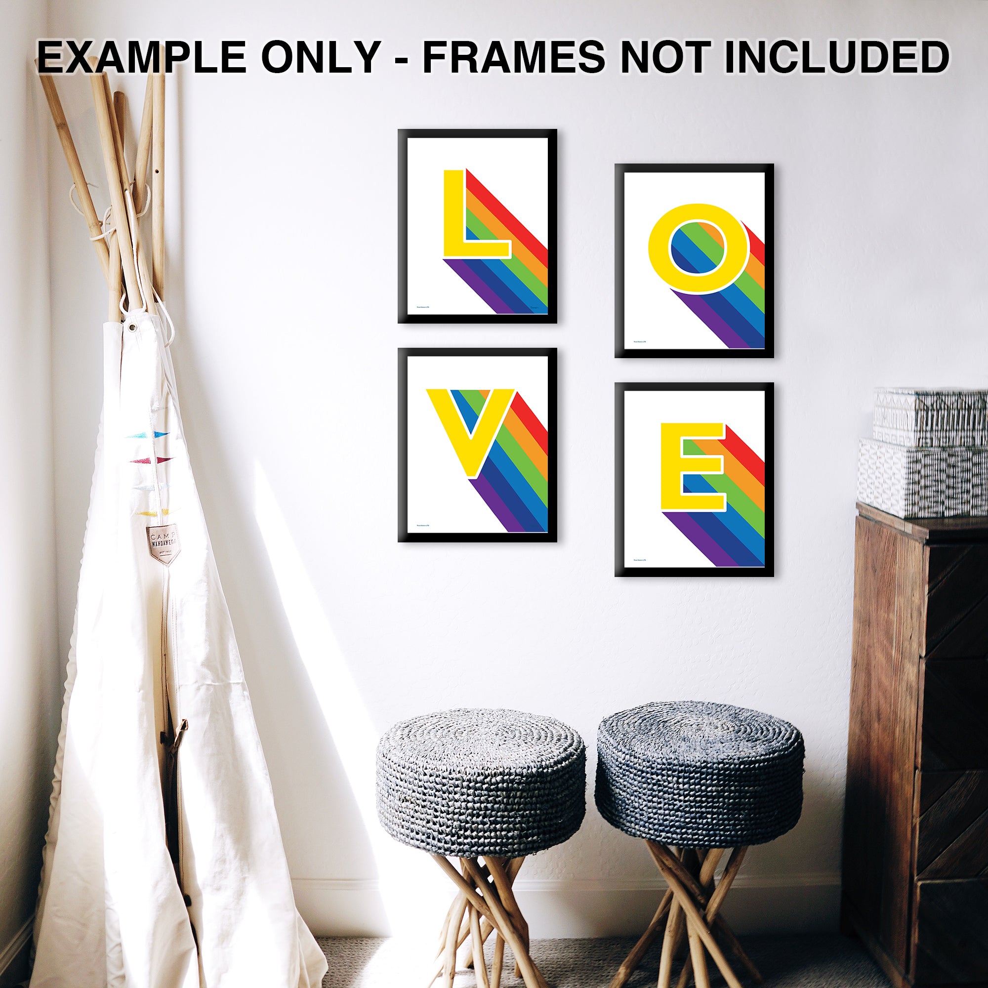 Pride Collection (Love) TrendyPrint™ Wall Art Set TP08100977