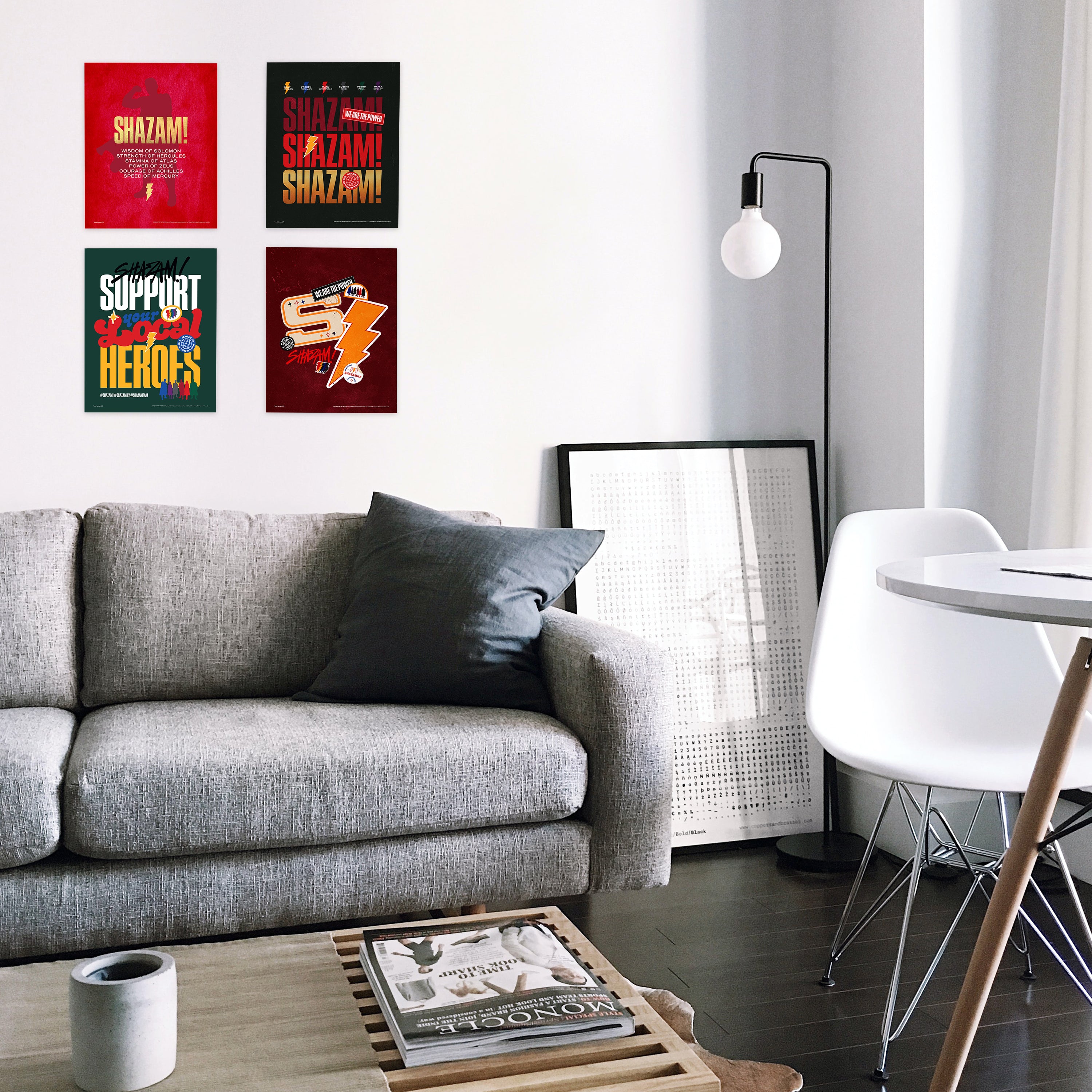 Shazam! Fury Of The Gods (Support Your Local Heros) TrendyPrint™ Wall Art Set  TP08100384