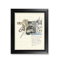 Harry Potter (Magical Acceptance Letter - Personalize with Name) Framed TrendyPrint Wall Art TPF08100109CLA