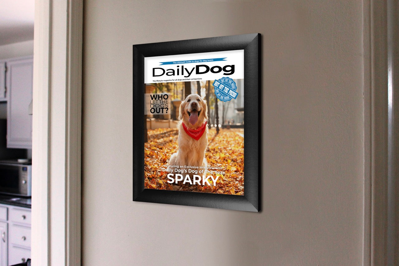 Trend Setters Original (Dog Magazine - Personalized) Framed TrendyPrint™ Wall Art TPFU08100008CLA