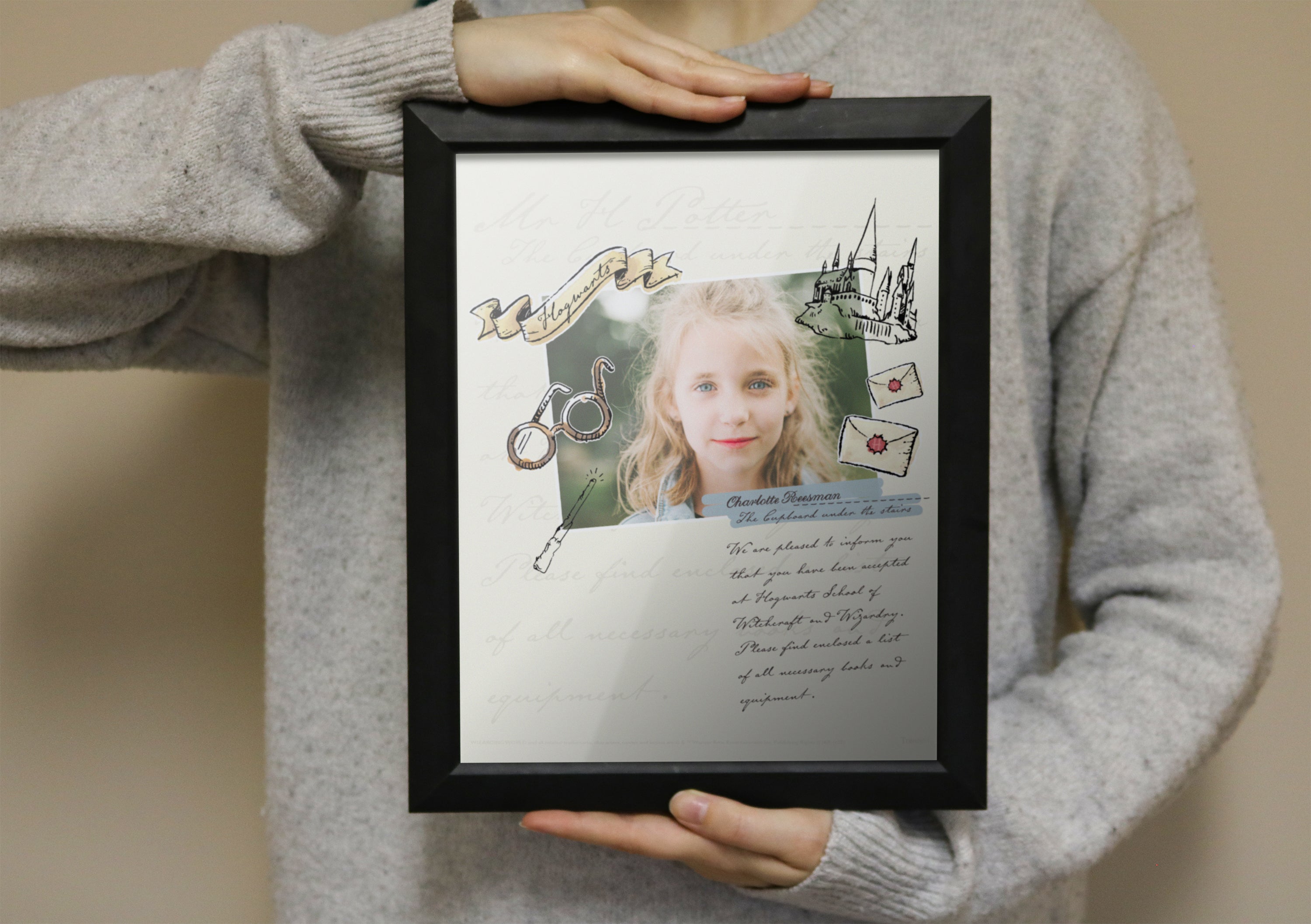 Harry Potter (Magical Moments - Personalized) Framed TrendyPrint™ Wall Art Set TPFU08100212