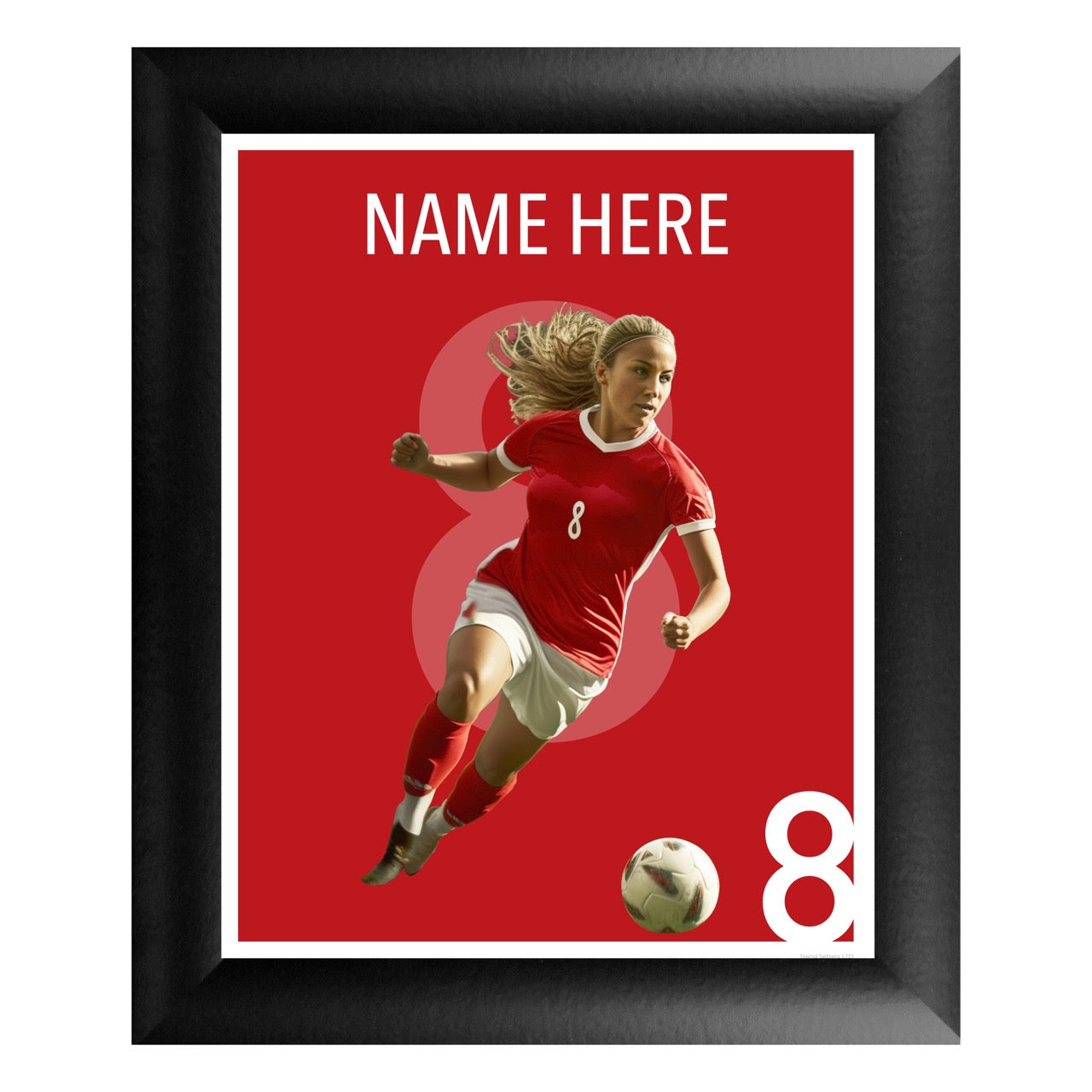 Trend Setters Original (Your Sport – Personalized) Framed TrendyPrint™ Wall Art TPFU08100519CLA