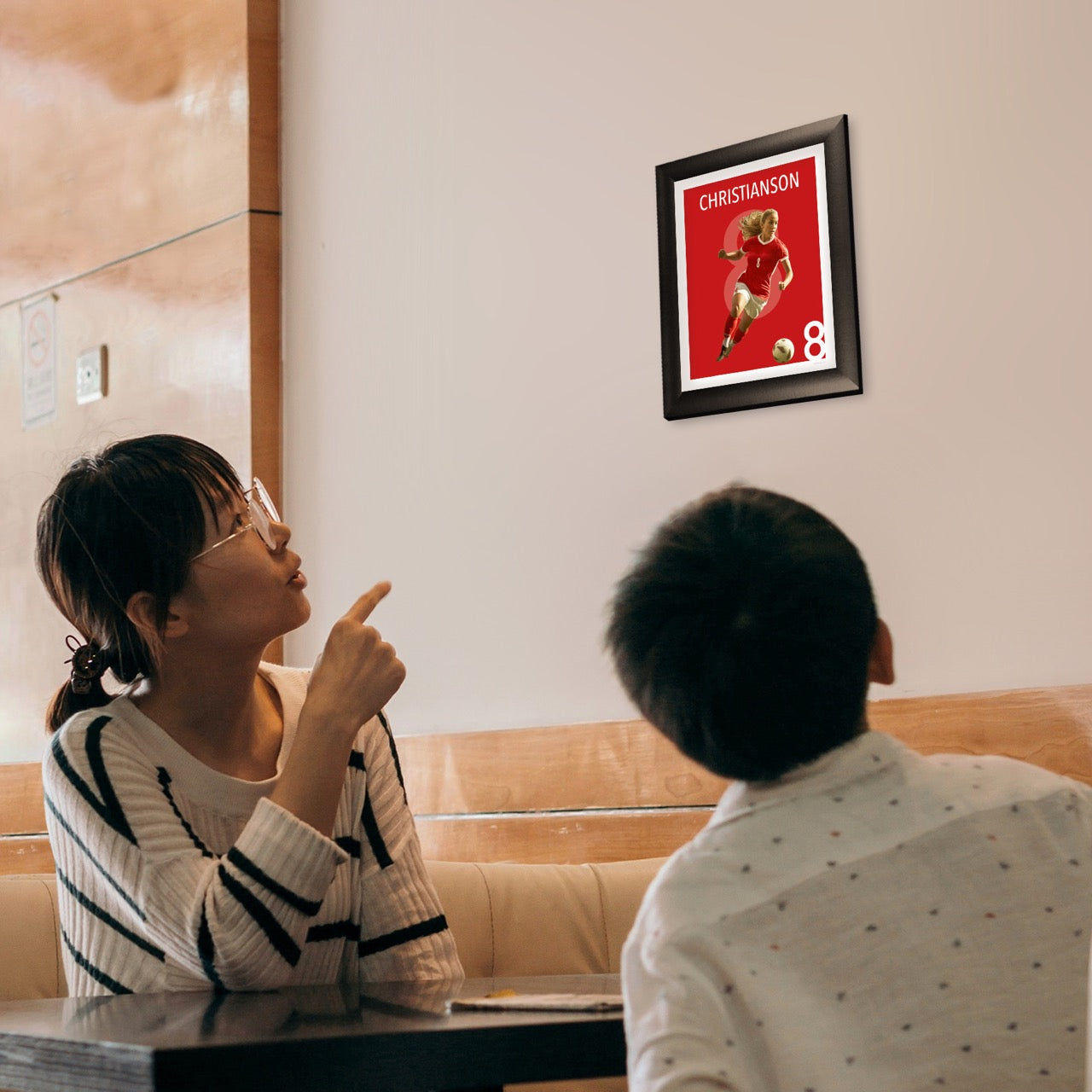 Trend Setters Original (Your Sport – Personalized) Framed TrendyPrint™ Wall Art TPFU08100519CLA