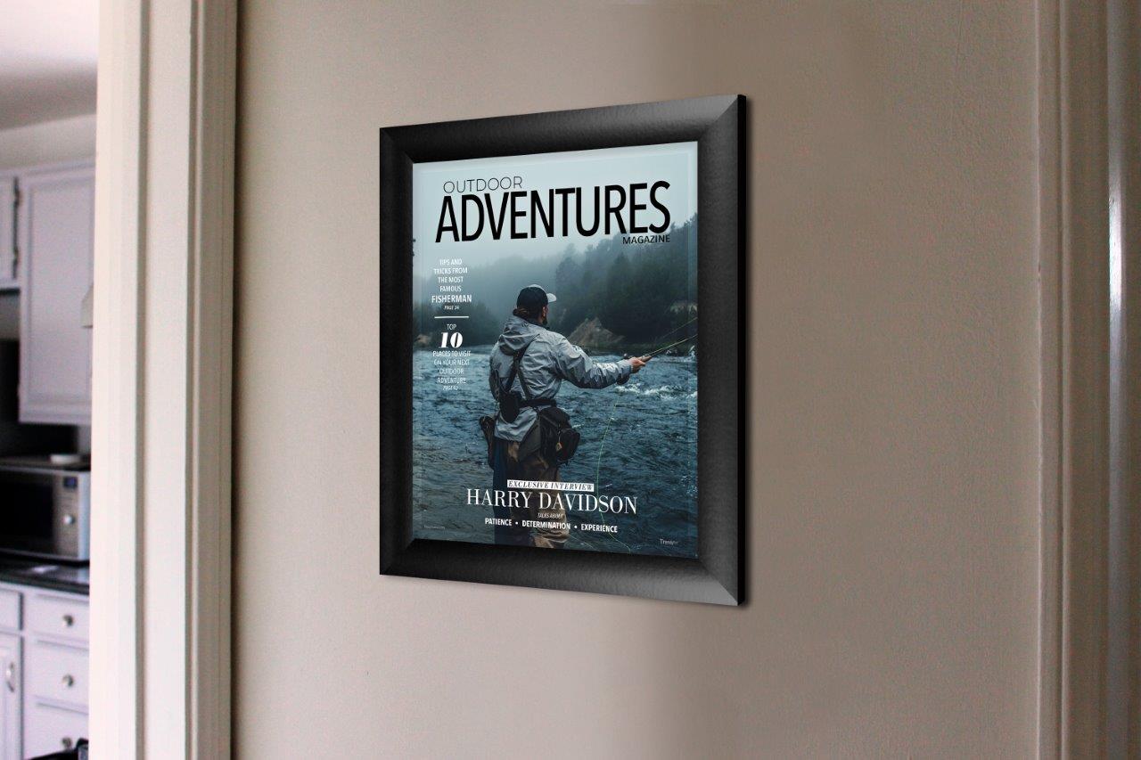 Trend Setters Original (Outdoors Magazine) Personalized Framed TrendyPrint™ Wall Art TPFU08100772CLA