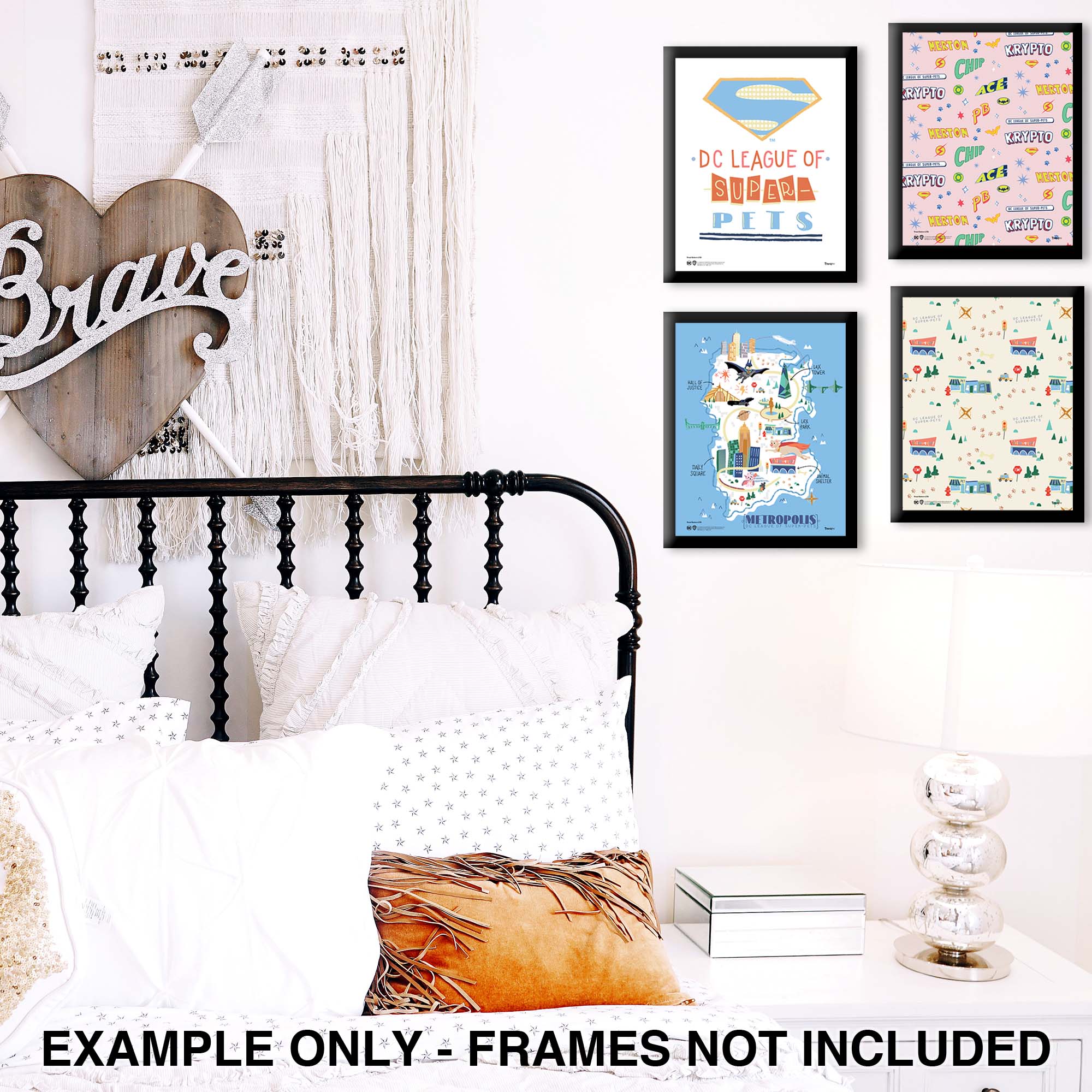 DC League of Super-Pets (Doodles) TrendyPrint™ Set  TP08100555