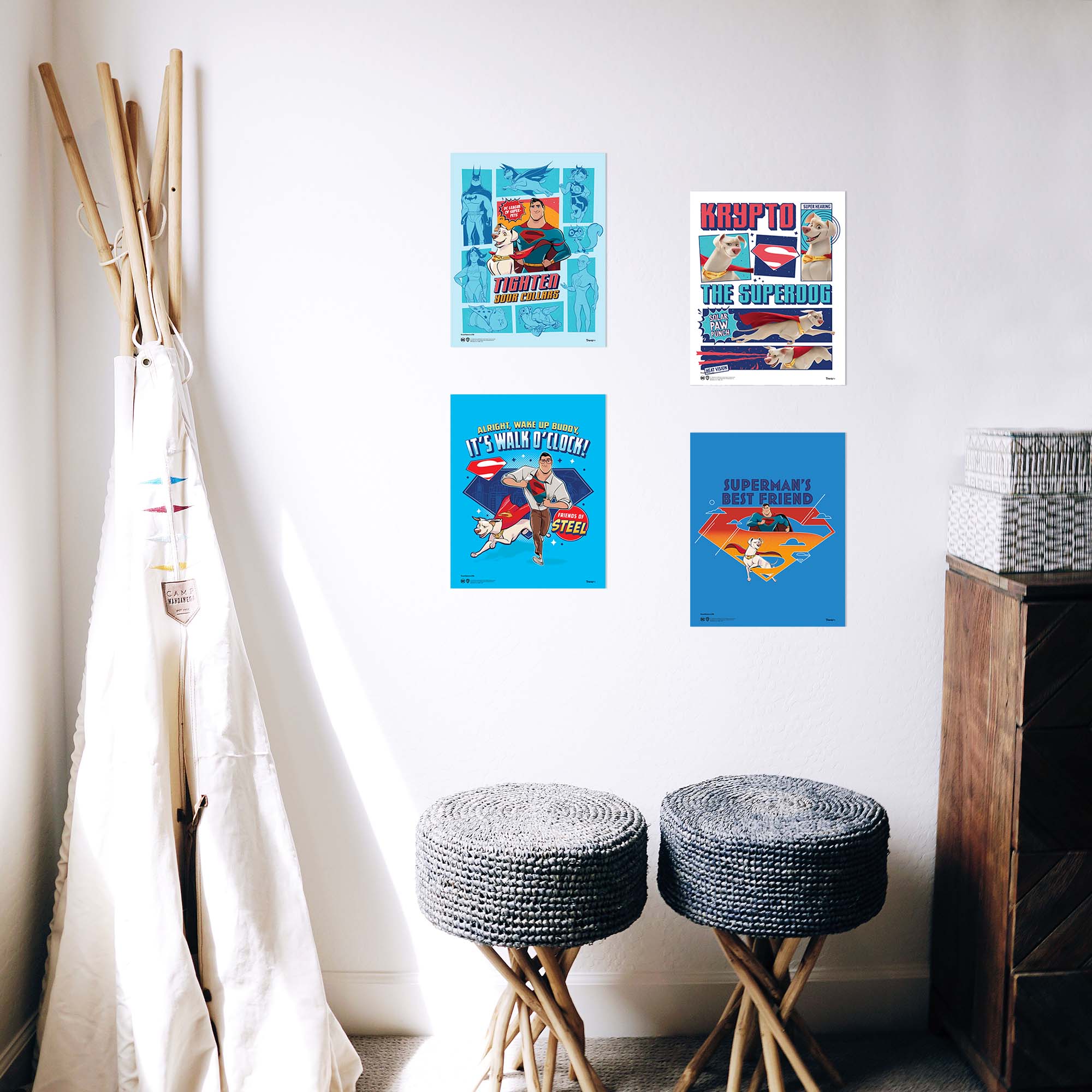 DC League of Super-Pets (Supermans Best Friend) TrendyPrint™ Set  TP08100859