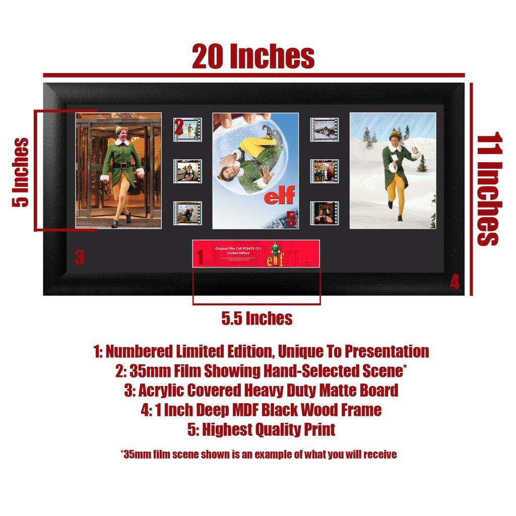 Elf (S1) Limited Edition Trio Framed FilmCells Presentation USFC6478