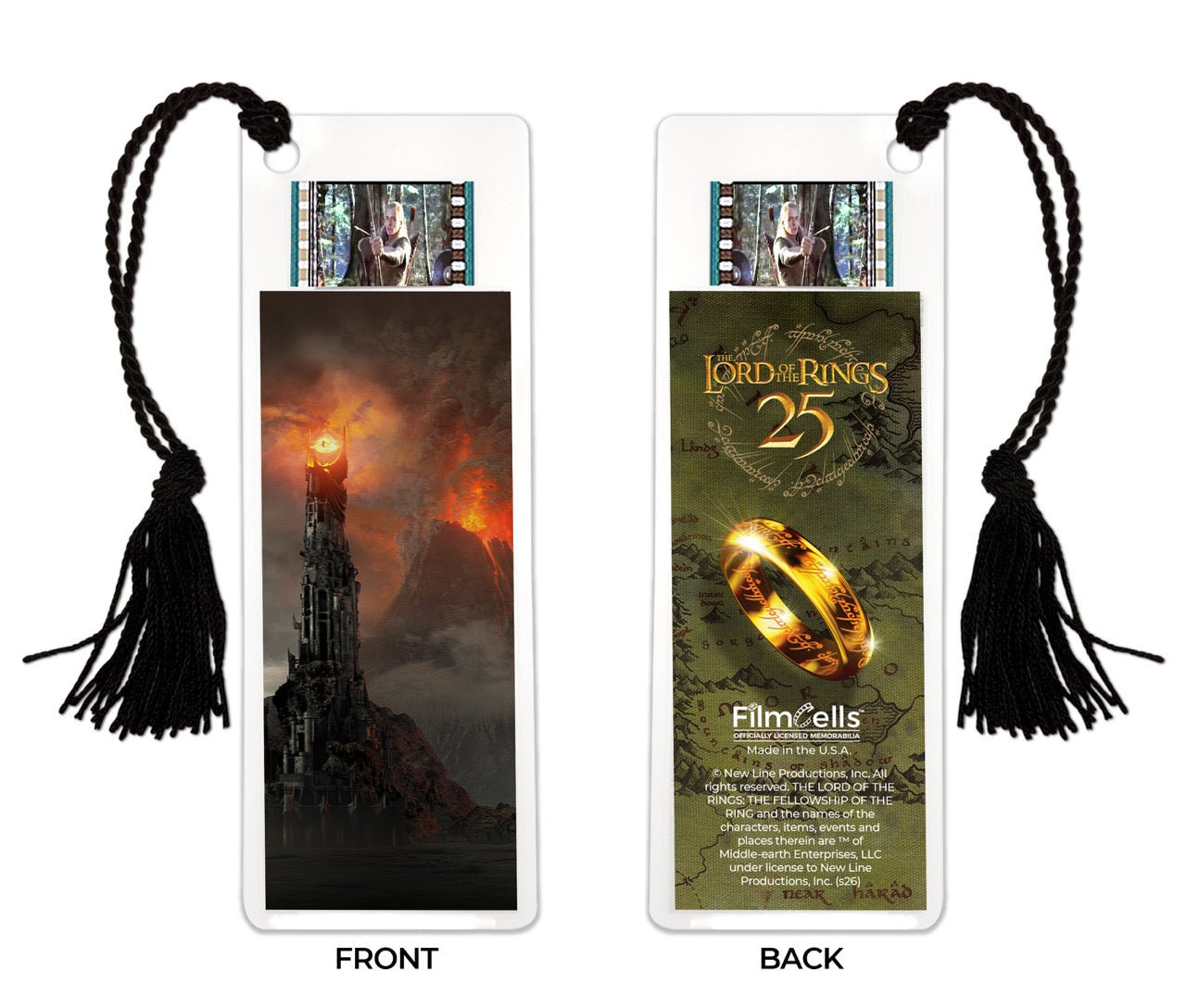 The Lord of the Rings: The Fellowship of the Ring 25th Anniversary (Eye of Mordor) FilmCells Bookmark USBM1022