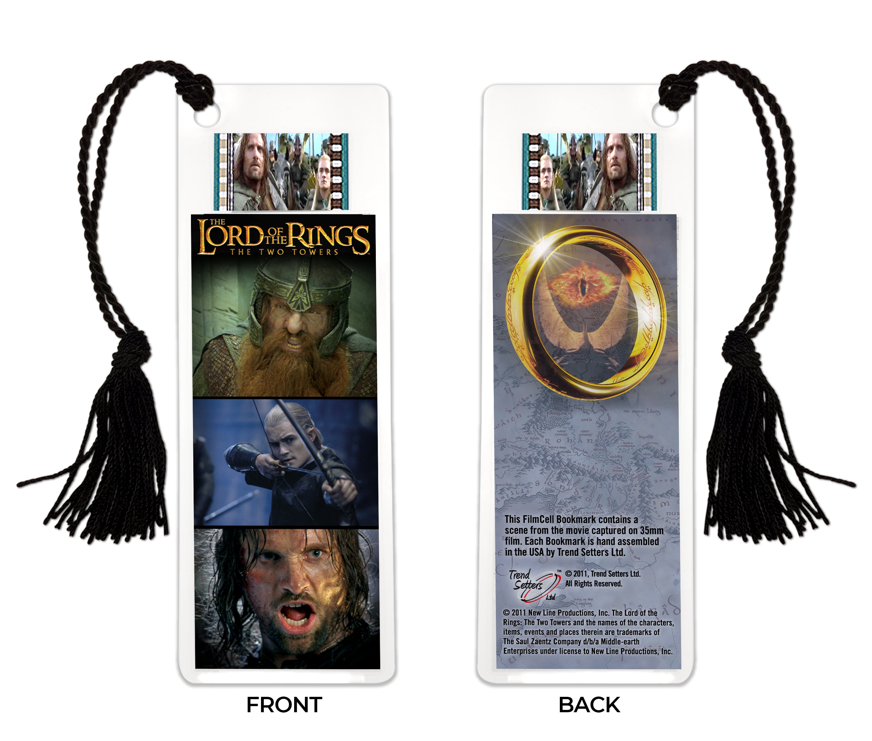 The Lord of the Rings: The Two Towers (Gimli, Aragorn, Legolas) FilmCells™ Bookmark USBM598
