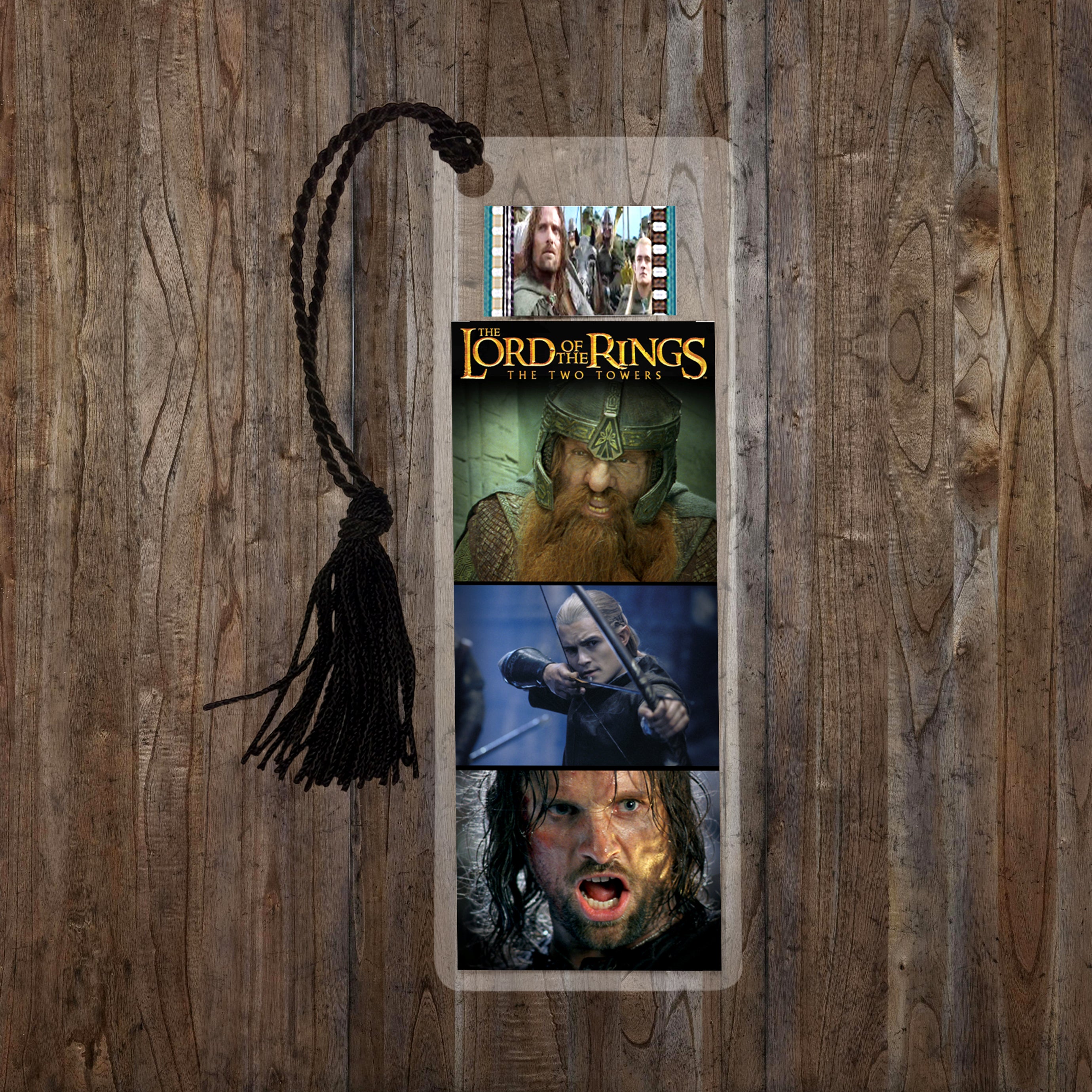 The Lord of the Rings: The Two Towers (Gimli, Aragorn, Legolas) FilmCells™ Bookmark USBM598