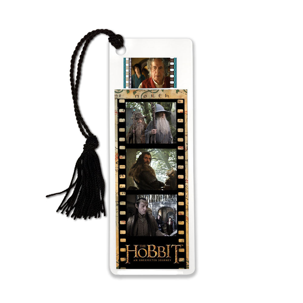 THE HOBBIT: AN UNEXPECTED JOURNEY (Elrond, Thorin, Gandalf) FilmCells™ Bookmark USBM642
