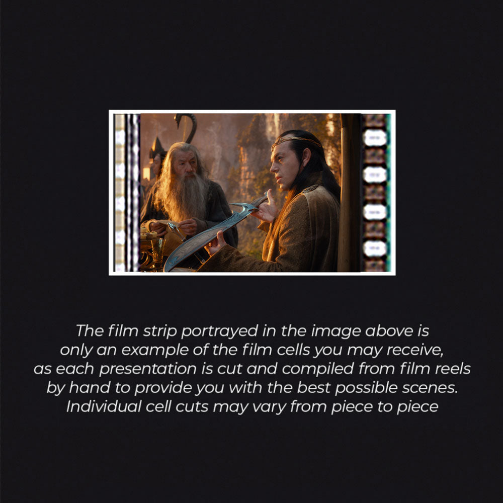 THE HOBBIT: AN UNEXPECTED JOURNEY (Elrond, Thorin, Gandalf) FilmCells™ Bookmark USBM642