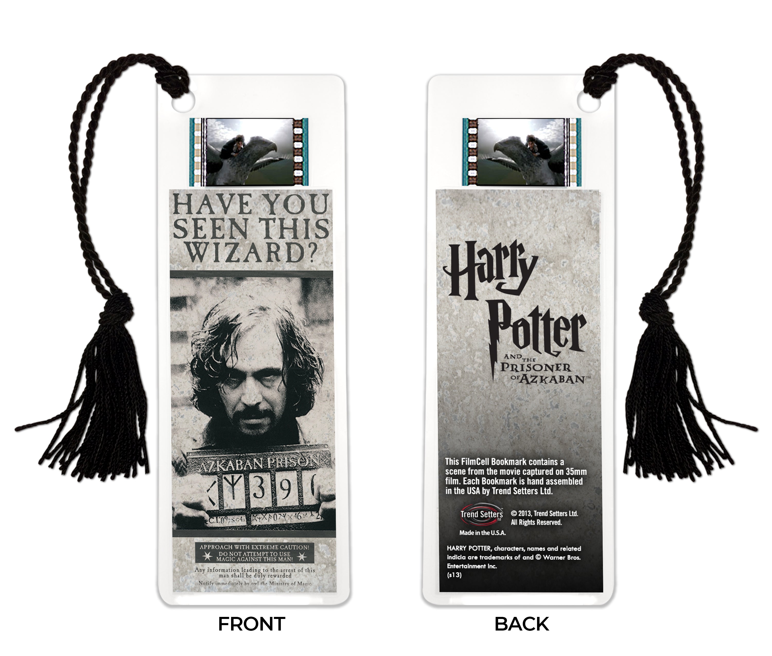 Harry Potter and the Prisoner of Azkaban (Sirius Black Wanted) FilmCells™ Bookmark USBM670