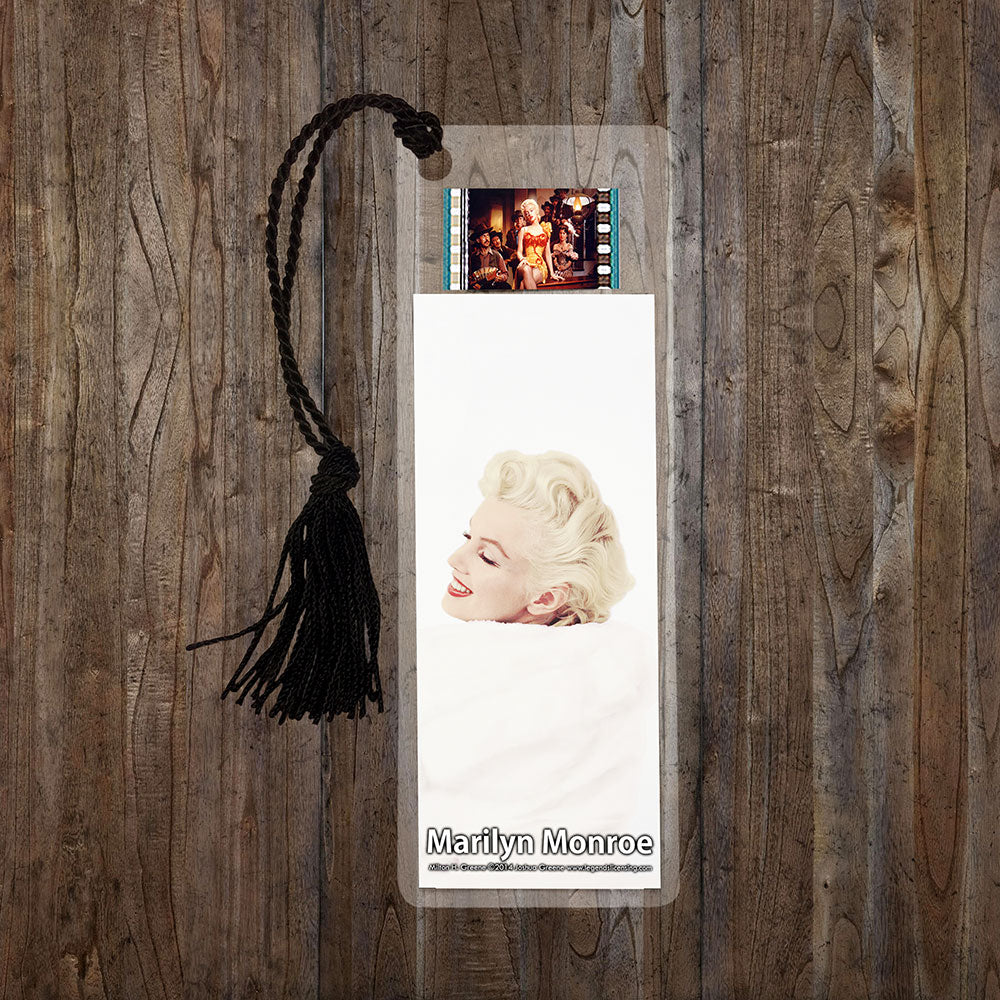 Marilyn Monroe (White Fur) FilmCells™ Bookmark USBM671