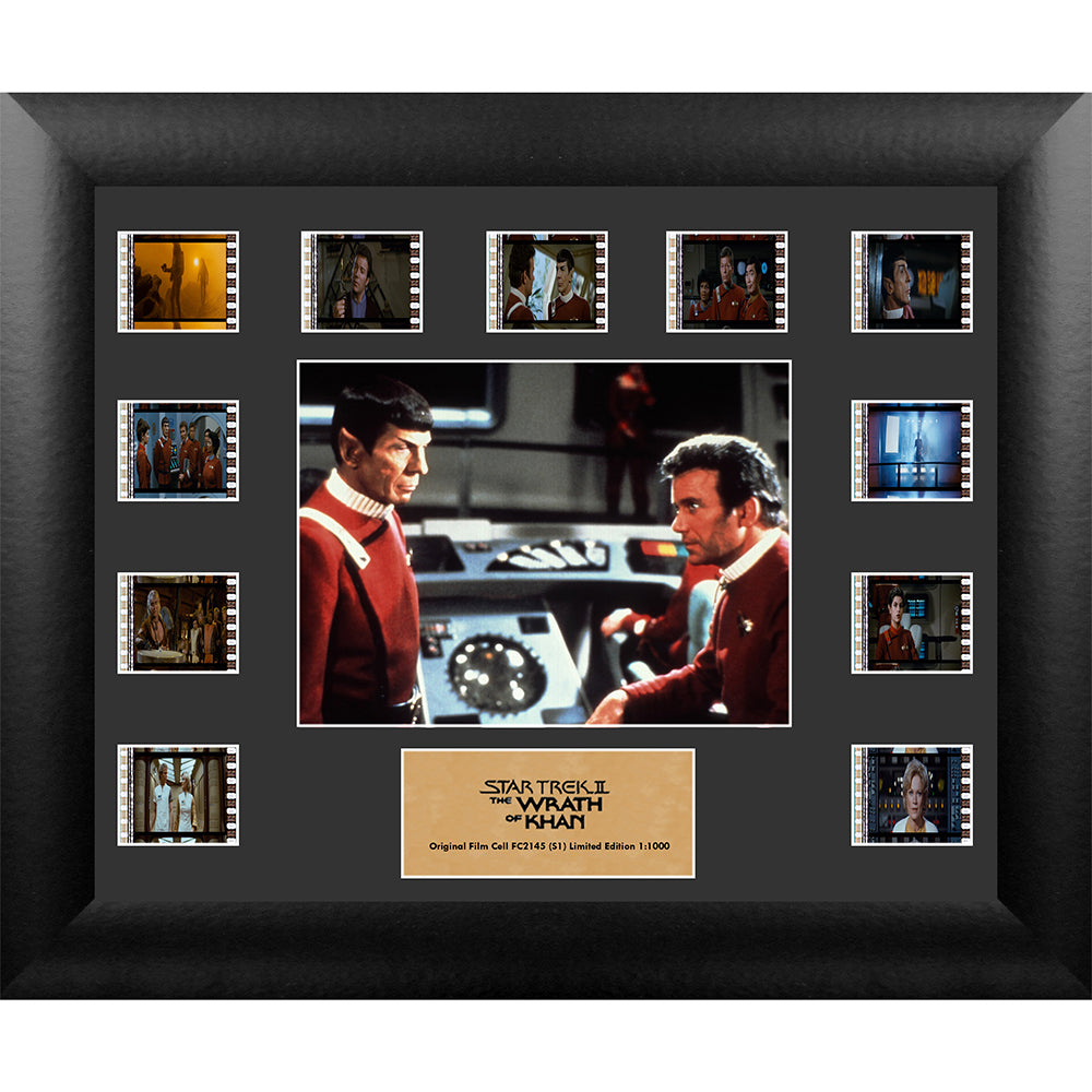 Star Trek II The Wrath of Khan Limited Edition Mini Montage Framed FilmCells Presentation USFC2145