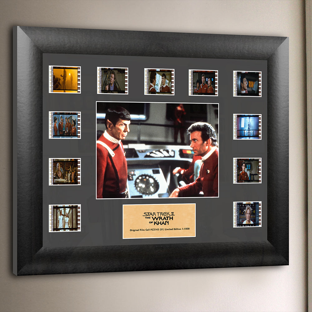 Star Trek II The Wrath of Khan Limited Edition Mini Montage Framed FilmCells Presentation USFC2145