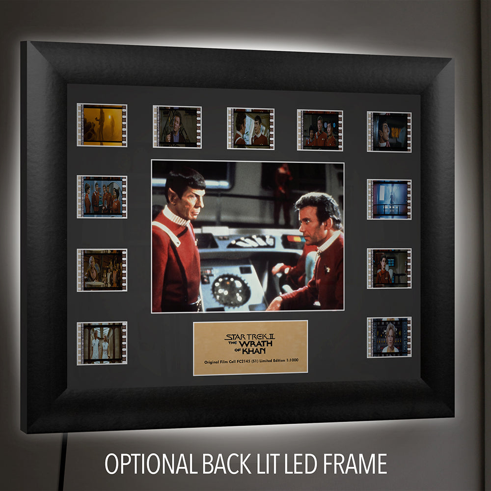 Star Trek II The Wrath of Khan Limited Edition Mini Montage Framed FilmCells Presentation USFC2145