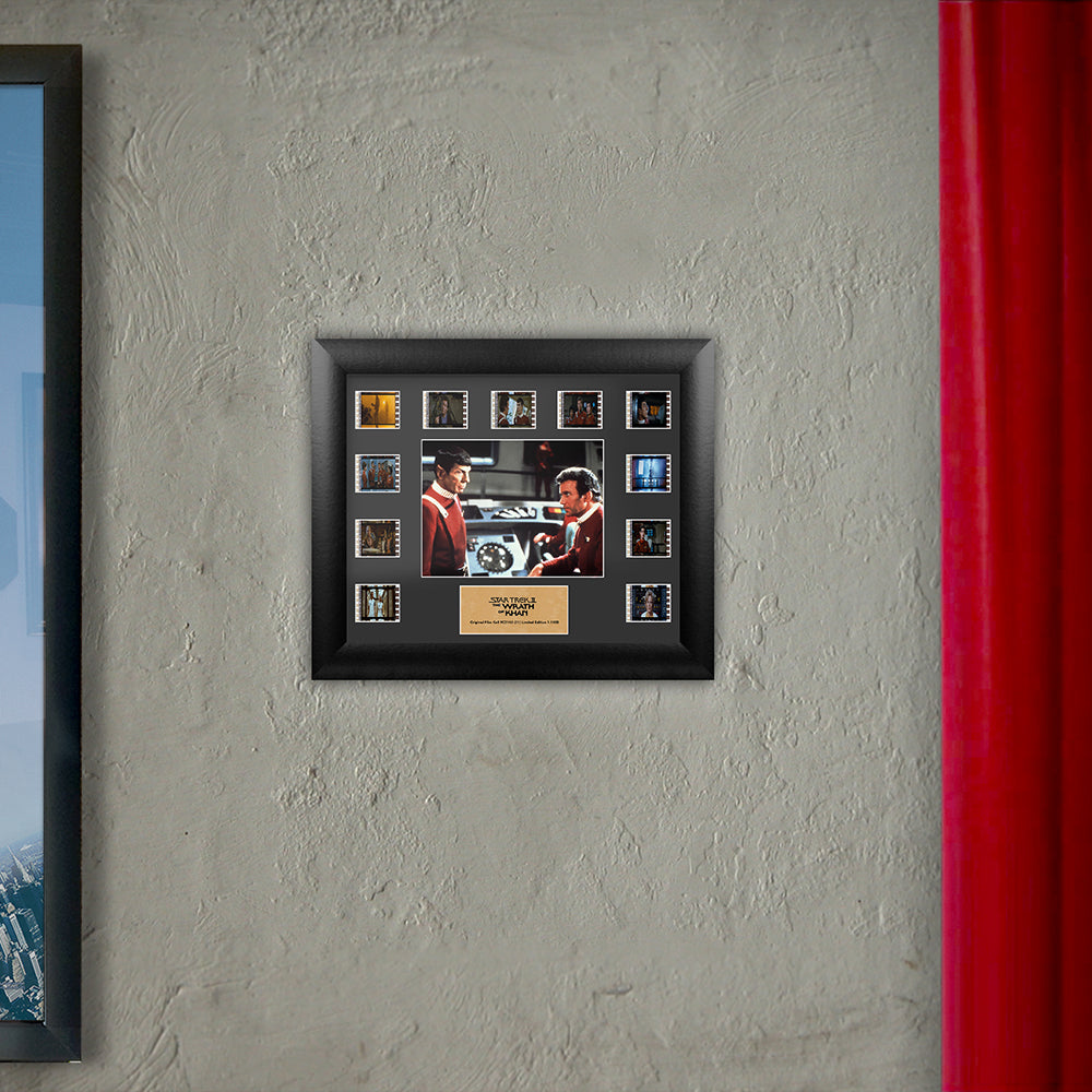 Star Trek II The Wrath of Khan Limited Edition Mini Montage Framed FilmCells Presentation USFC2145