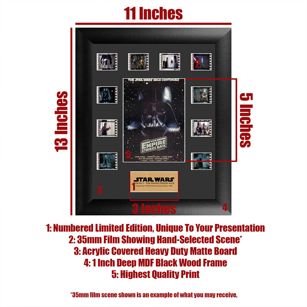 Star Wars: Episode V (The Empire Strikes Back) Limited Edition Mini Montage Framed FilmCells Presentation USFC2304