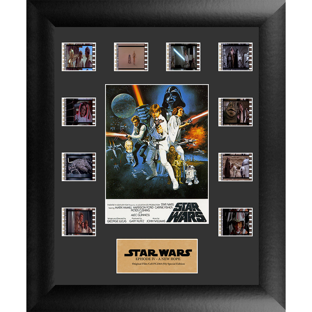 Star Wars: Episode IV (A New Hope) FilmCells Presentation Mini Montage Wall Art USFC2364