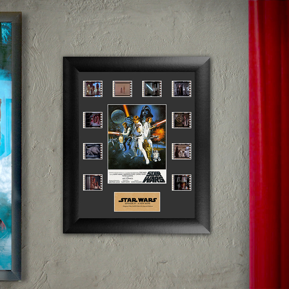 Star Wars: Episode IV (A New Hope) FilmCells Presentation Mini Montage Wall Art USFC2364
