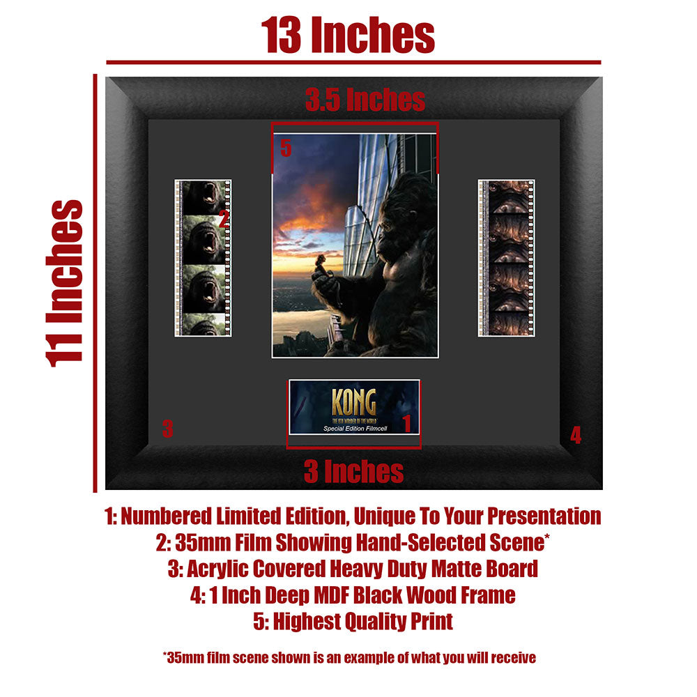 King Kong Double FilmCells Presentation USFC2705