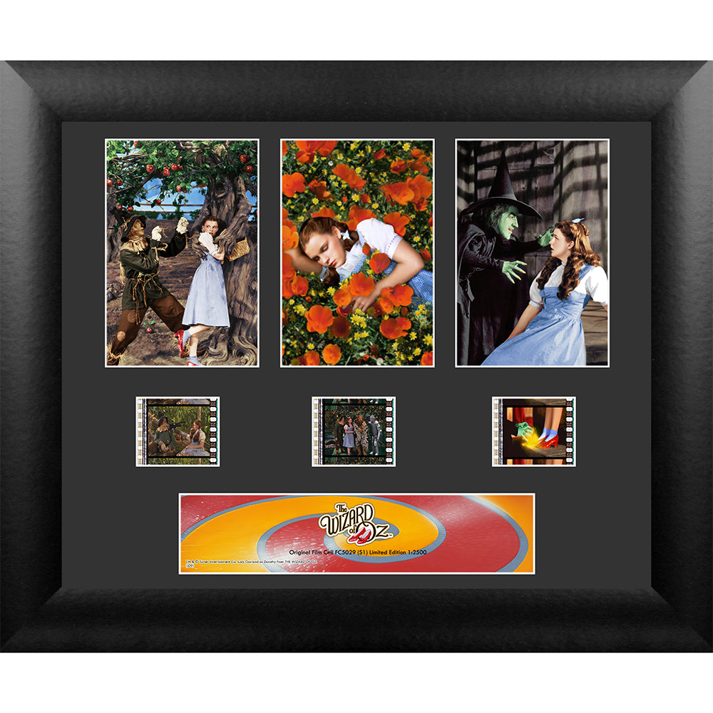 The Wizard of Oz (S1) 3 Cell Standard FilmCells Wall Art Presentation USFC5029