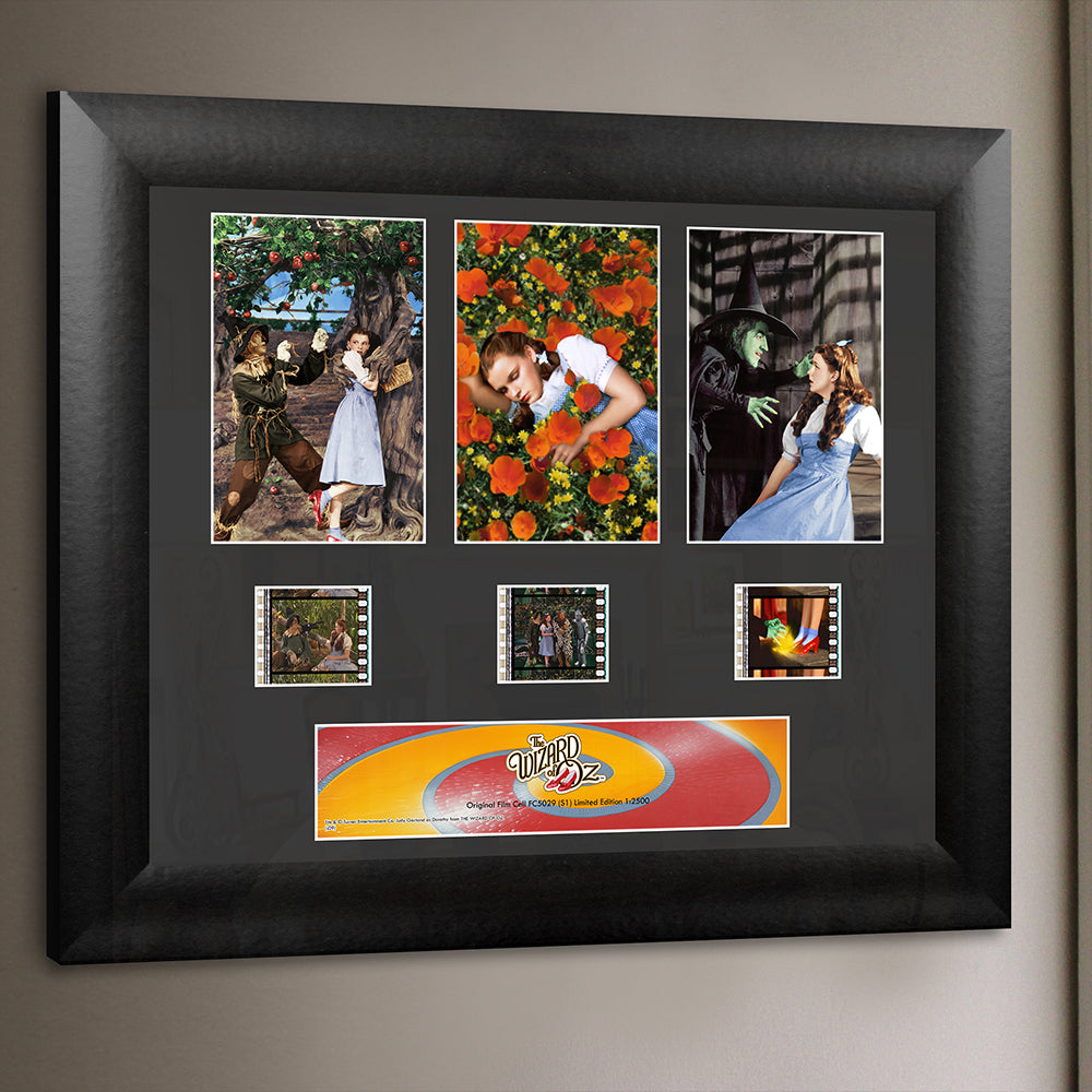 The Wizard of Oz (S1) 3 Cell Standard FilmCells Wall Art Presentation USFC5029