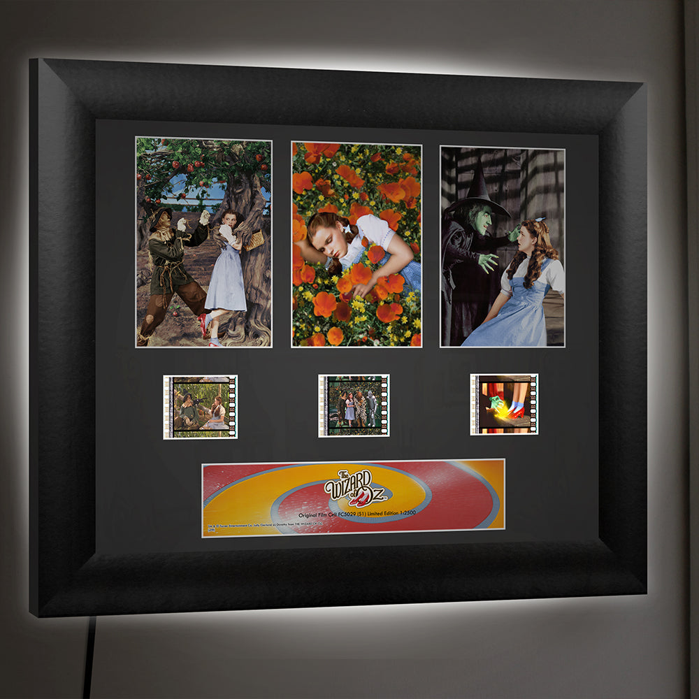 The Wizard of Oz (S1) 3 Cell Standard FilmCells Wall Art Presentation USFC5029