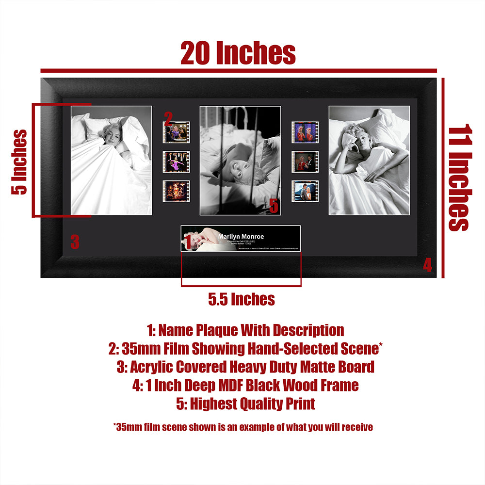 Marilyn Monroe (S2) Limited Edition Trio Framed FilmCells Presentation USFC5055