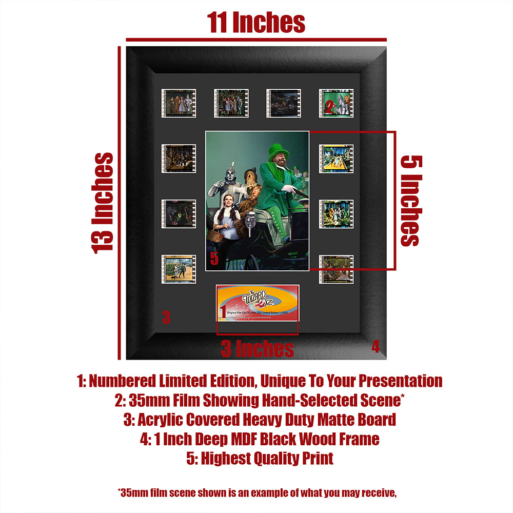 The Wizard Of Oz (S6) Limited Edition Mini Montage Framed FilmCells Presentation USFC5464
