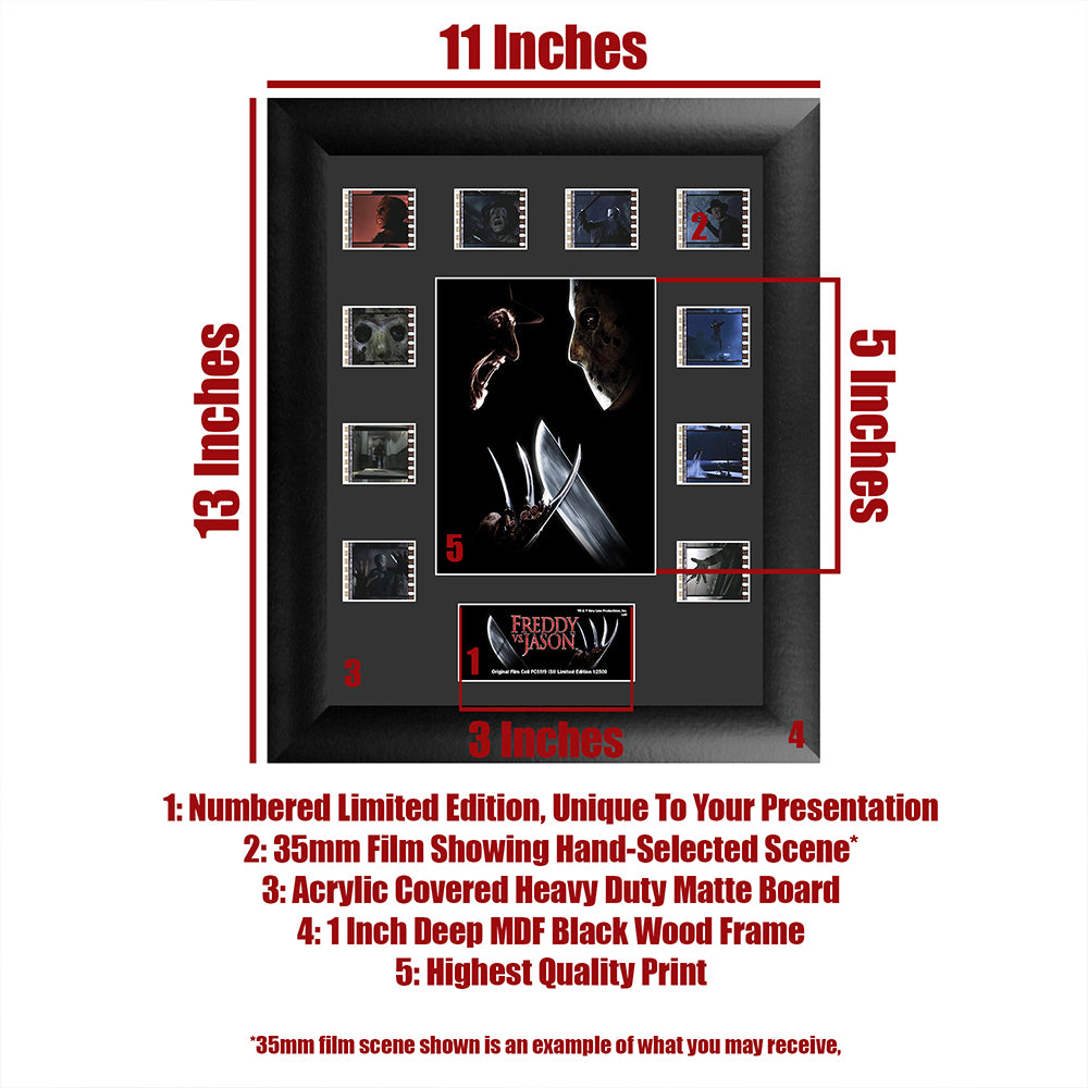Freddy Vs Jason (S1) Limited Edition Mini Montage Framed FilmCells Presentation USFC5519