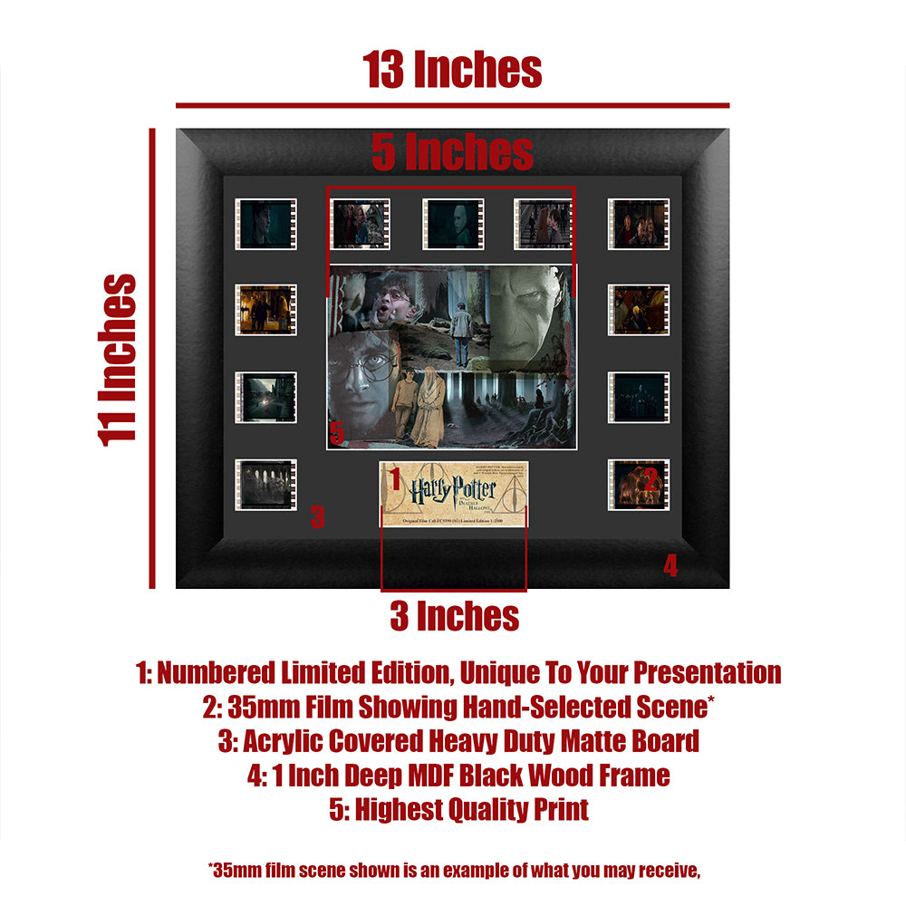 Harry Potter and the Deathly Hallows Part 2 (S1) Limited Edition Mini Montage Framed FilmCells Presentation USFC5590