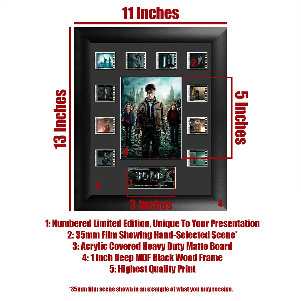 Harry Potter and the Deathly Hallows Part 2 (S3) Limited Edition Mini Montage Framed FilmCells Presentation USFC5741