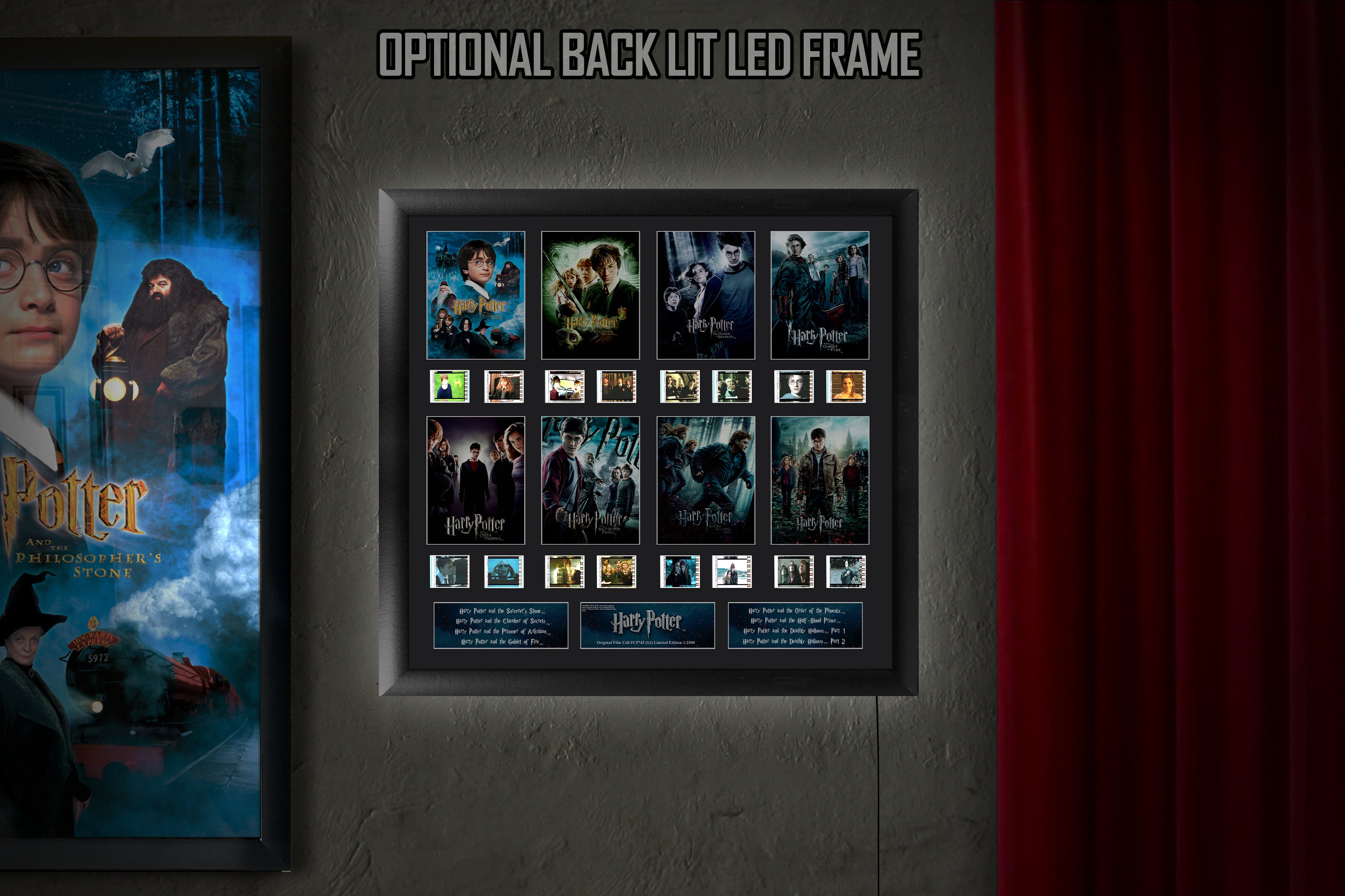 Harry Potter 1-7 Finale (S3) FilmCells Presentation Limited Edition Mixed Montage Wall Art USFC5743
