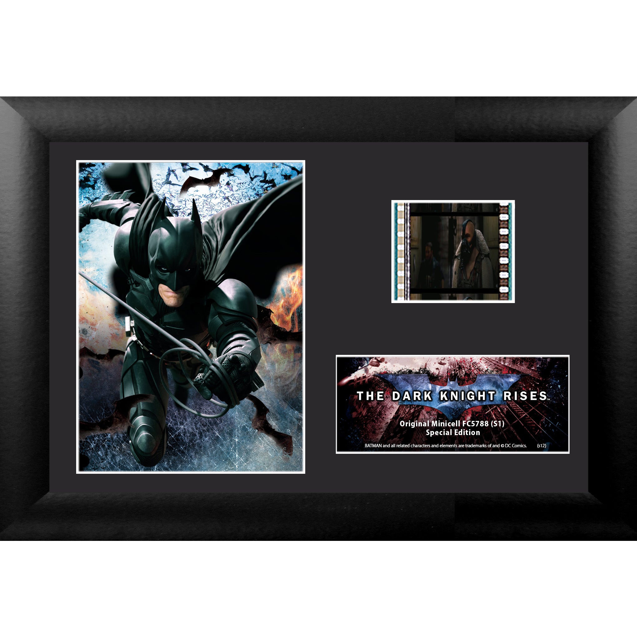 Batman: The Dark Knight Rises (Bats) Minicell FilmCells Framed Desktop Presentation USFC5788