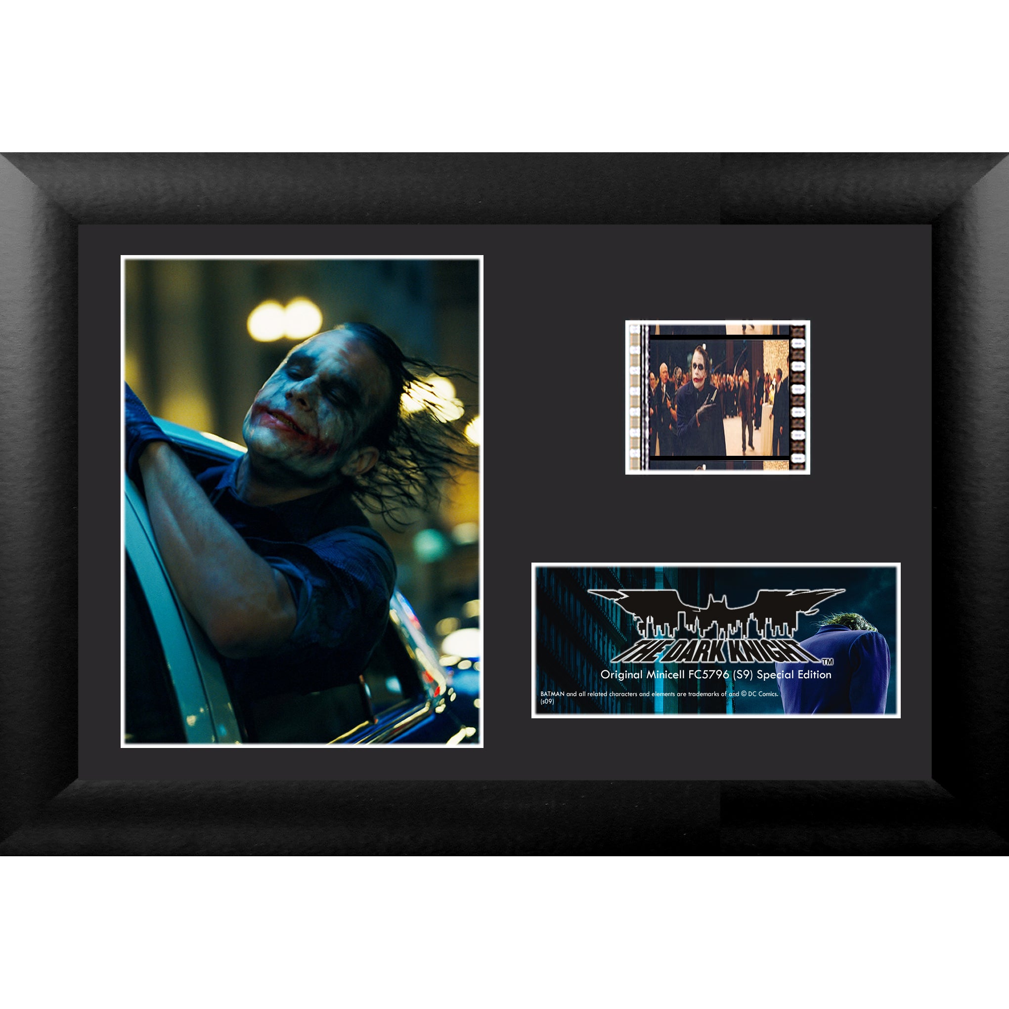 Batman: The Dark Knight (The Joker) Minicell FilmCells Framed Desktop Presentation USFC5796