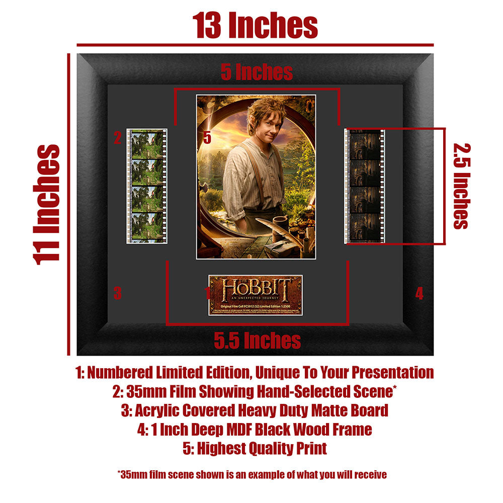 THE HOBBIT: AN UNEXPECTED JOURNEY (S2) Limited Edition Double FilmCells Presentation USFC5912