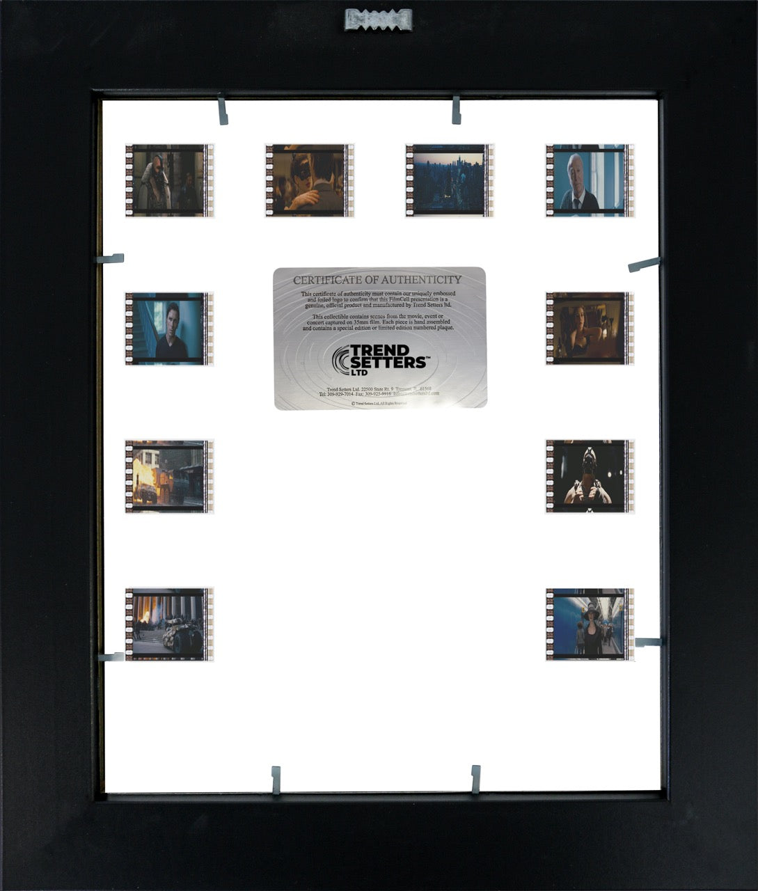 Batman: The Dark Knight Rises (Broken Bat) Limited Edition Mini Montage Framed FilmCells Presentation USFC5921