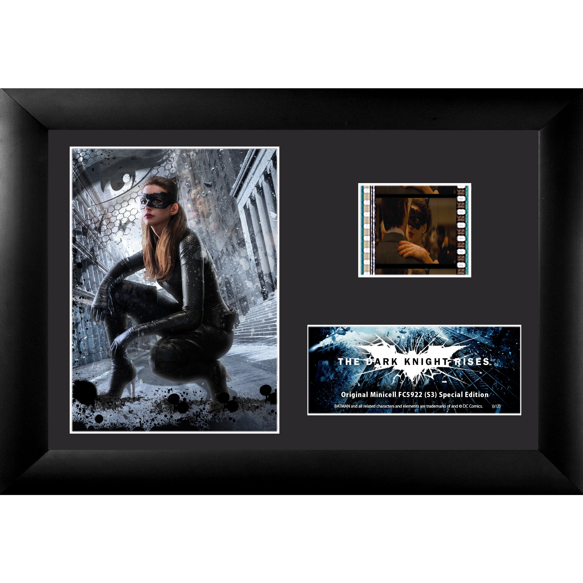 Batman: The Dark Knight Rises (Catwoman Gotham) Minicell FilmCells Framed Desktop Presentation USFC5922