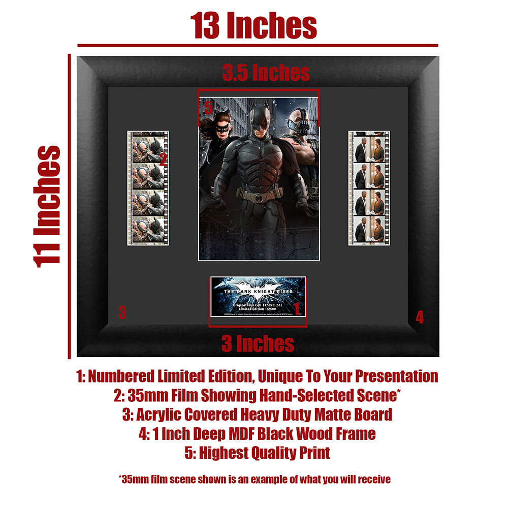 Batman: The Dark Knight Rises (Character Trio) Limited Edition Double FilmCells Presentation USFC5923