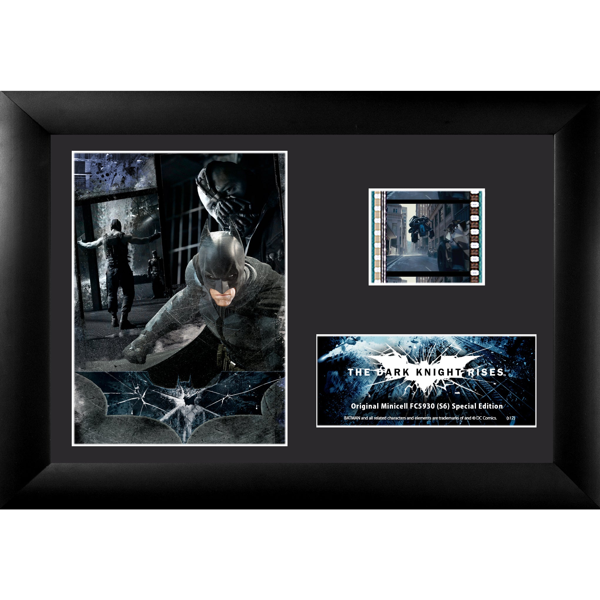 Batman: The Dark Knight Rises (Batman vs Bane) Minicell FilmCells Framed Desktop Presentation USFC5930