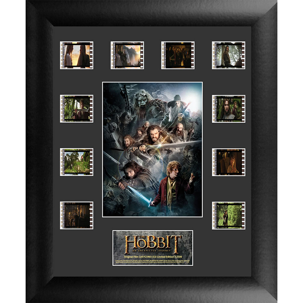 THE HOBBIT: AN UNEXPECTED JOURNEY (S3) Limited Edition Mini Montage Framed FilmCells Presentation USFC5965